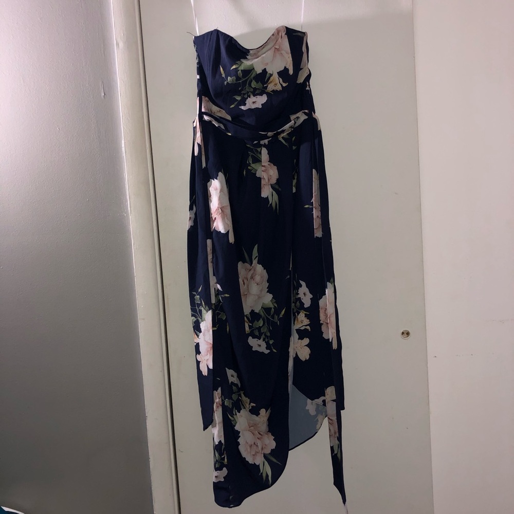 Strapless dress